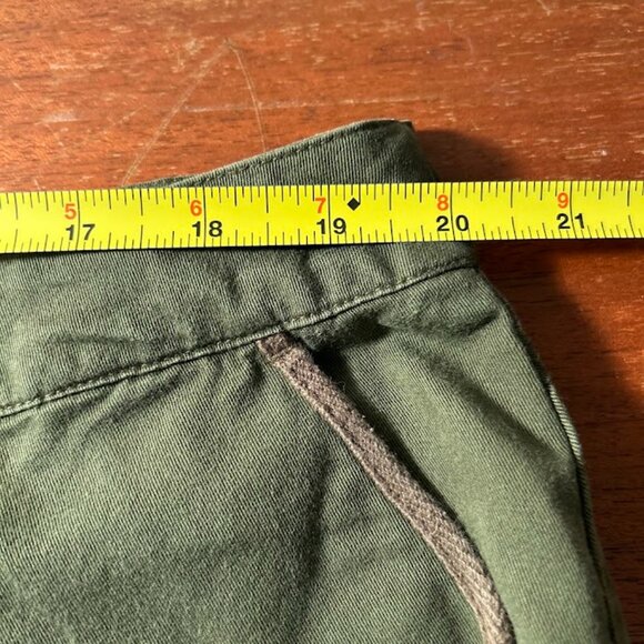 Cato Woman Maxi Skirt Long Modest Cotton Sz 18W Army Green Boho Cottage Academia - Picture 9 of 10